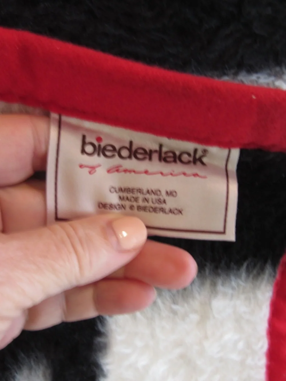Vintage Biederlack Throw Disney/Mickey Mouse Reversible